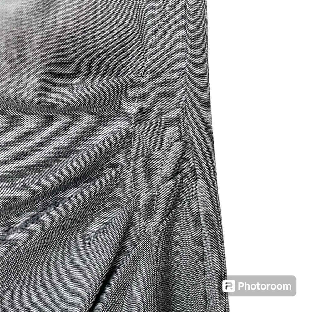 Hugo Boss Daperla Dress Midi Gray Sheath Size 4 - Picture 5 of 12